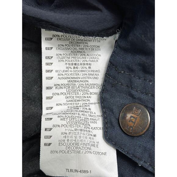 5.11 Tactical Pants Mens 36x30 Navy Blue Cargo Ripstop Work Outdoor Hiking - Picture 5 of 11